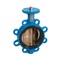 Butterfly valve Type: 6320 Ductile cast iron/Aluminum bronze Bare stem Wafer type